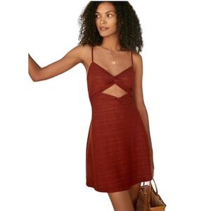 NWT By Anthropologie Strappy Cutout Mini‎ Dress